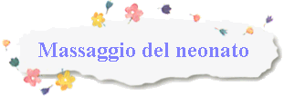 Massaggio del neonato